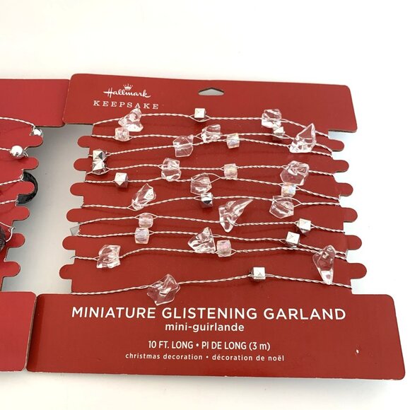 2 Hallmark Keepsake Miniature Garland 6 Foot & 10 Foot Long New Xmas Ornament - Picture 3 of 8